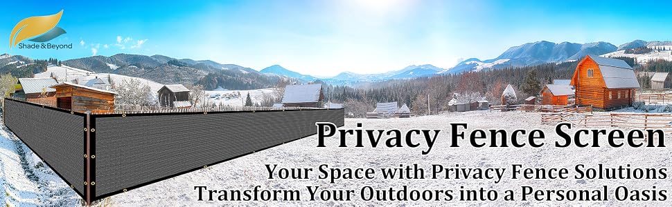 Grey Privacy Screen