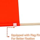 Equipped with Flag Pin for Better Fixation