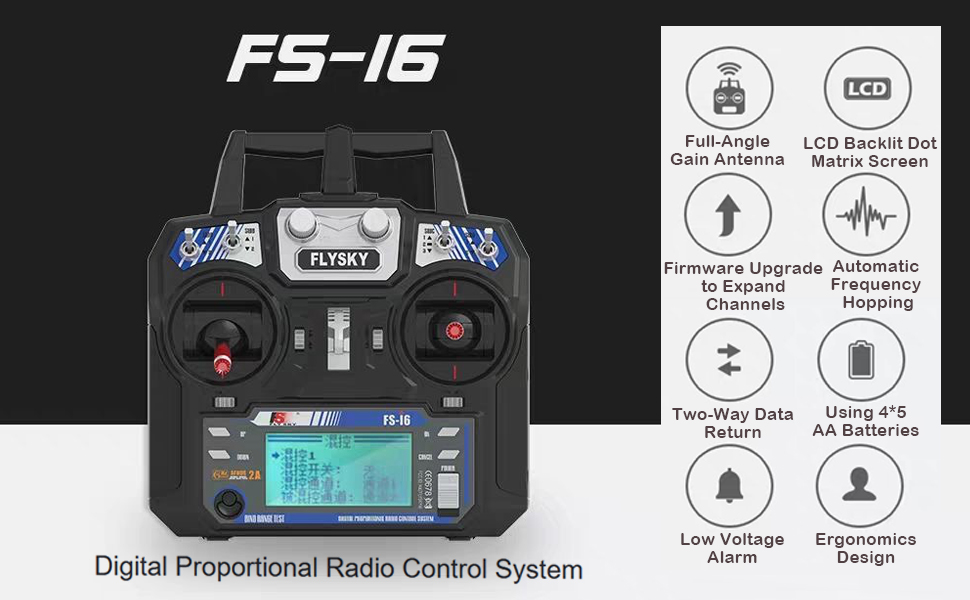 Flysky FS-i6 RC Transmitter with FS-iA6B Receiver