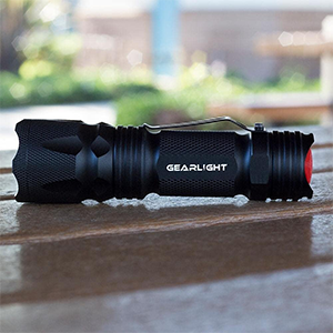2 Bright Small Tactical Flashlights High Lumens Pocket Clip for Camping, Outdoor &amp; Emergency Use 