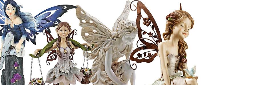 fairies, fairy statues, garden fairies