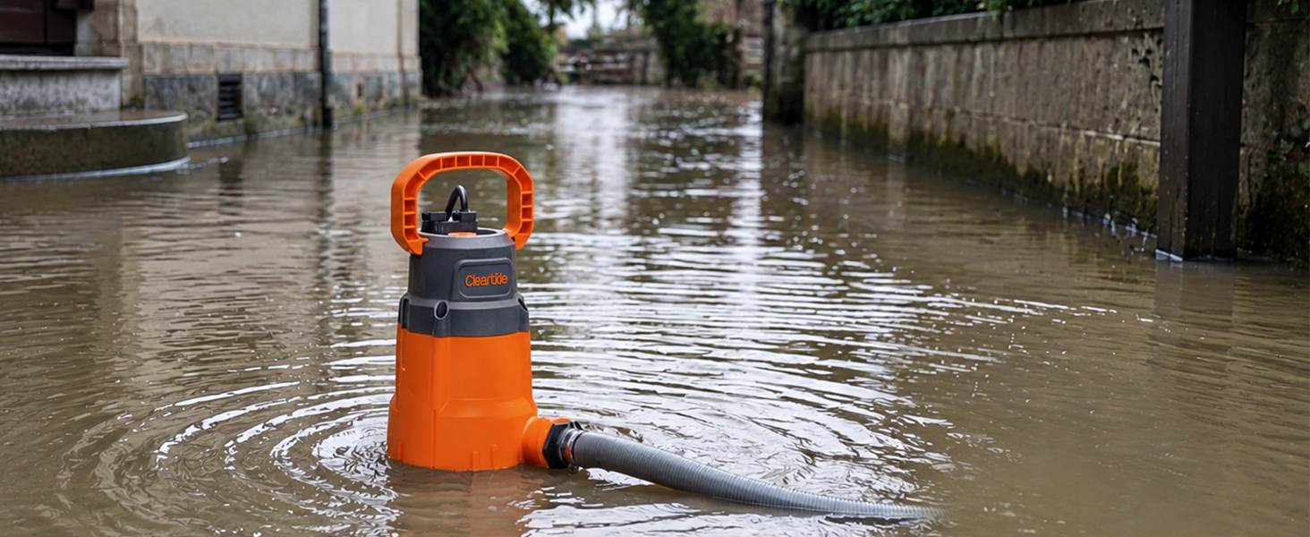 Cleartide Submersible Utility Water Pump