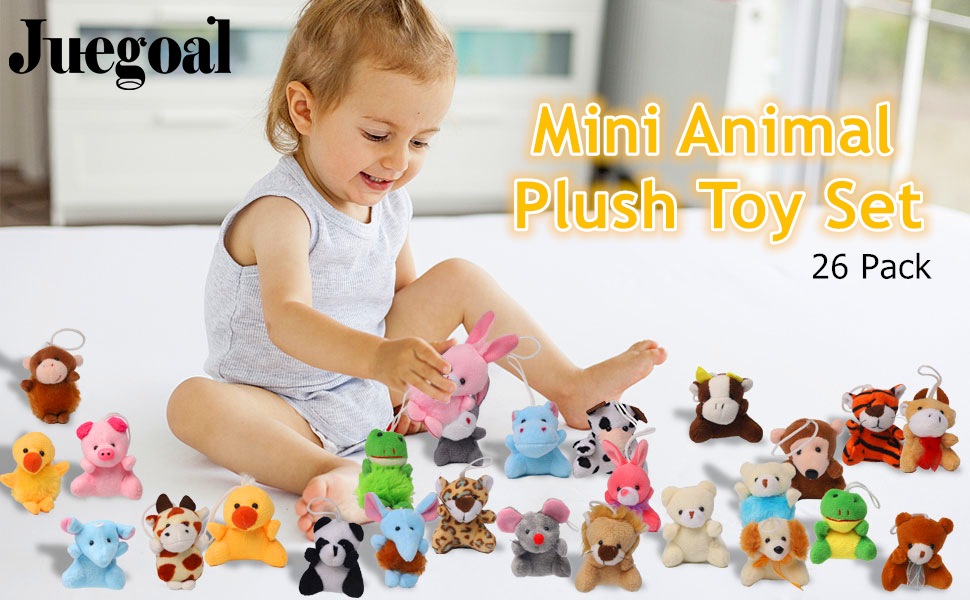 Juegoal Mini Animal Plush Toy Set
