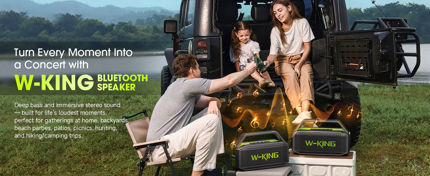 bluetooth speaker w-king