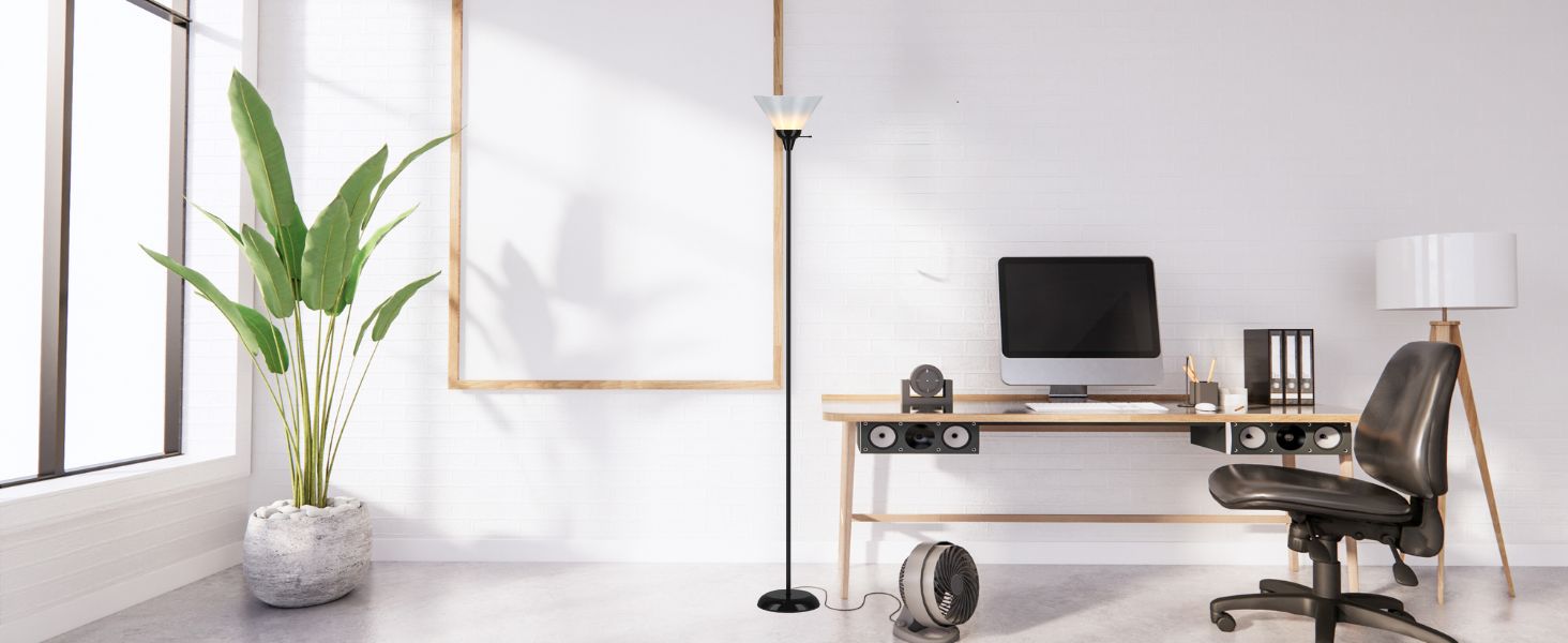 stand lights for living room,torchiere floor lamps dimmable,tall lamp for bedroom,