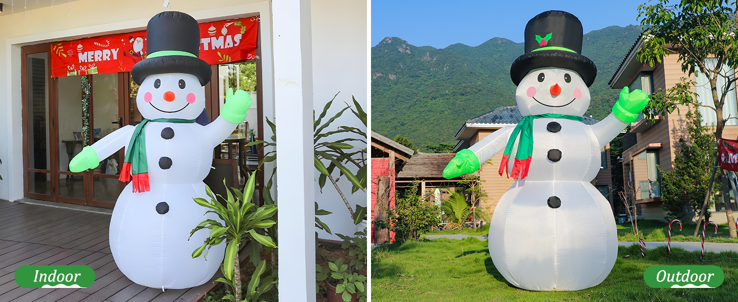 holiday garden snowman decoration