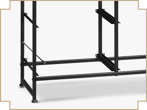 STURDY STEEL FRAME