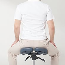 saddle chair;saddle stool;salon stool;Posture Stool