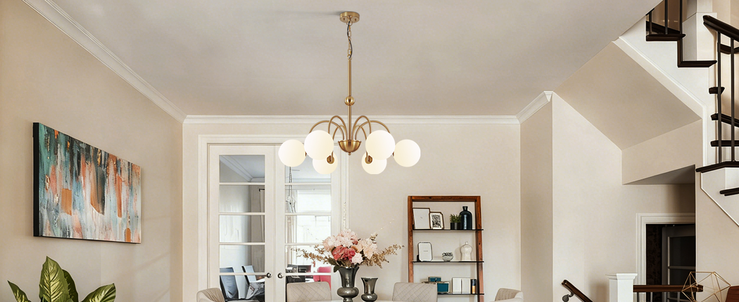 gold dining room light fixture