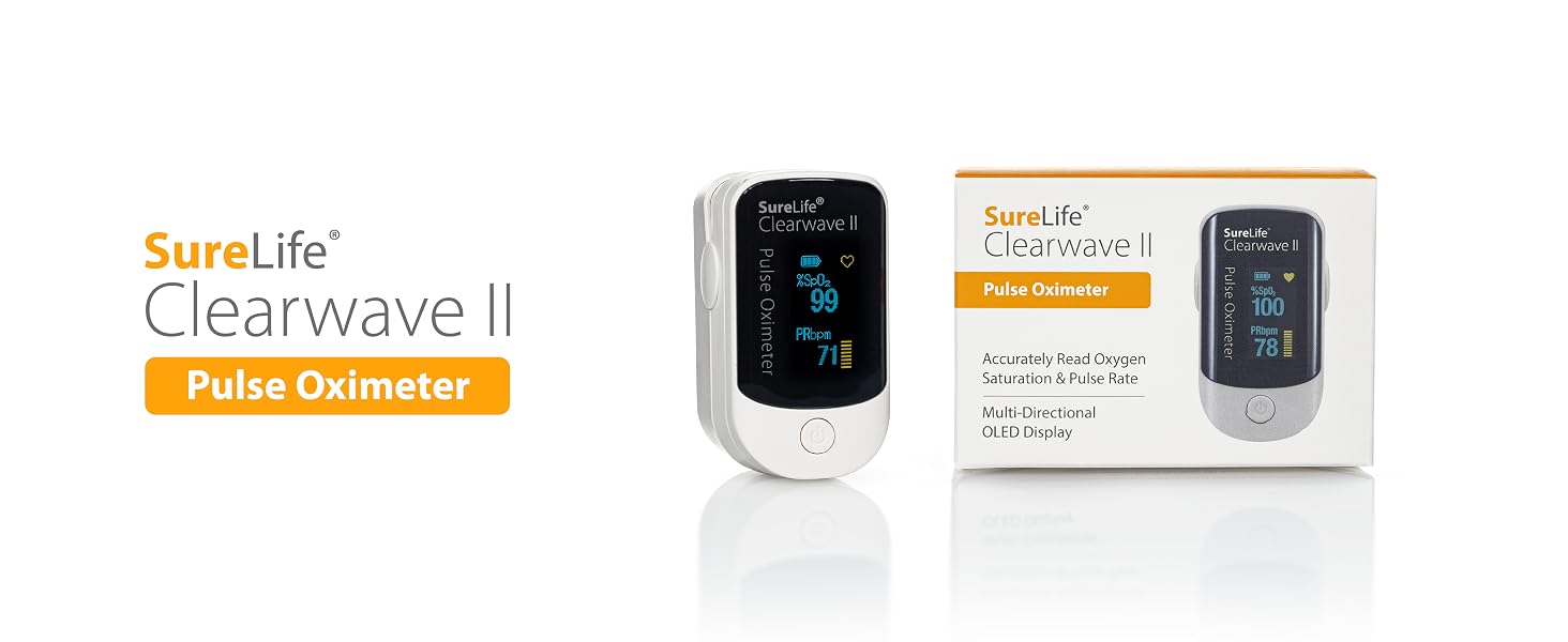 SureLife Clearwave II Pulse Oximeter
