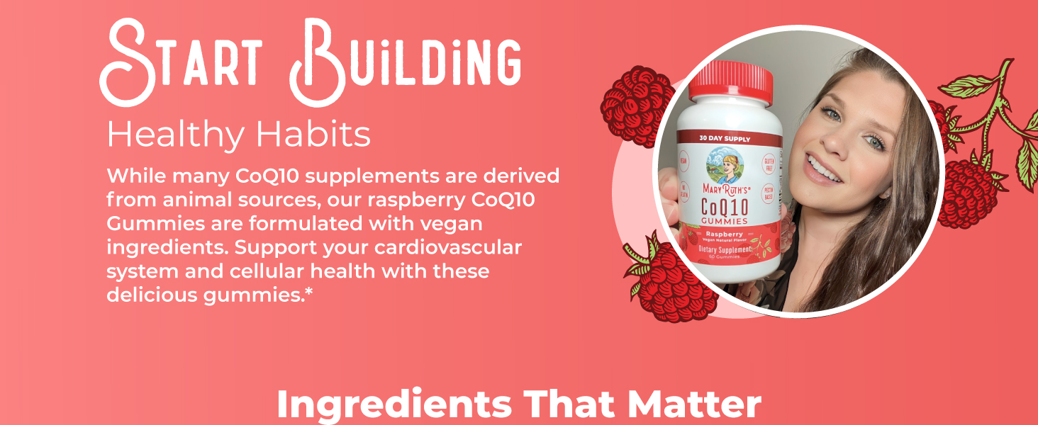 CoQ10 Gummies, Raspberry, 60 ct