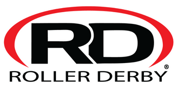 Black and Red Roller Derby Logo