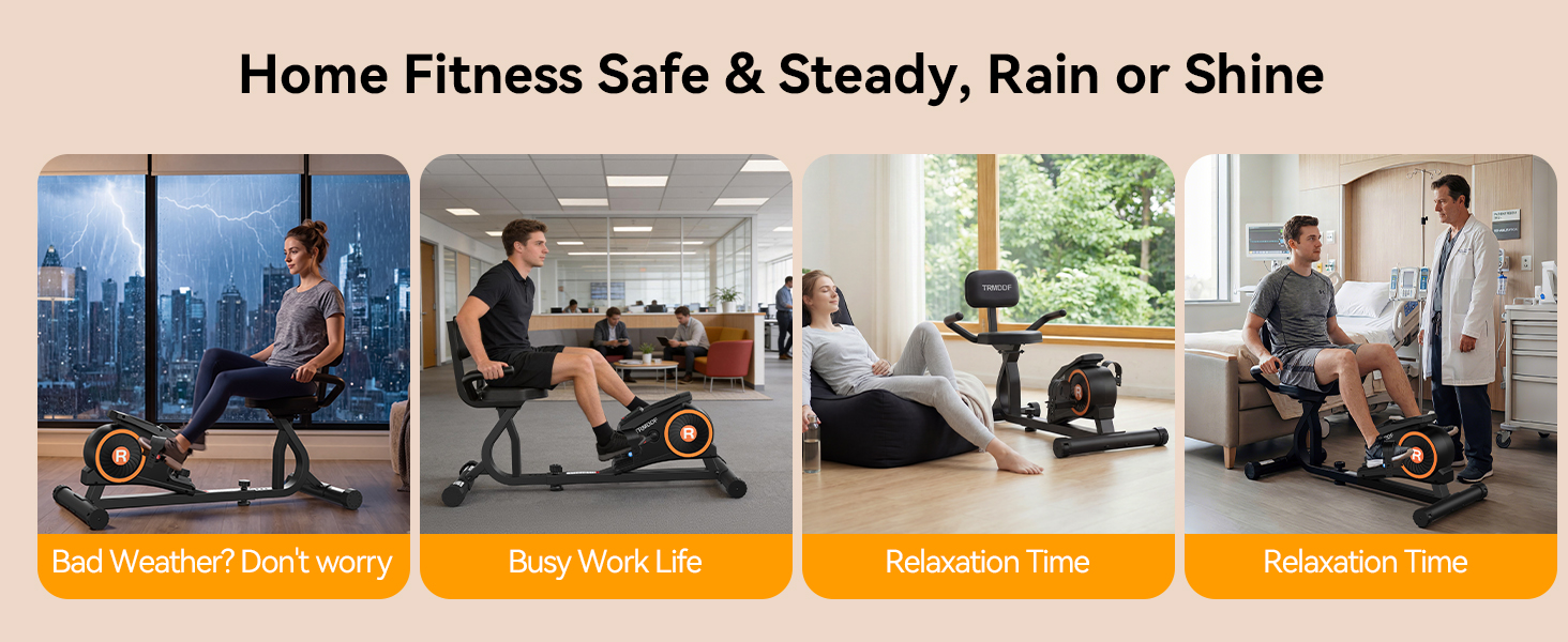 magnetic recumbent bike