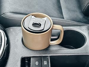 olive large tea mug car cupholder