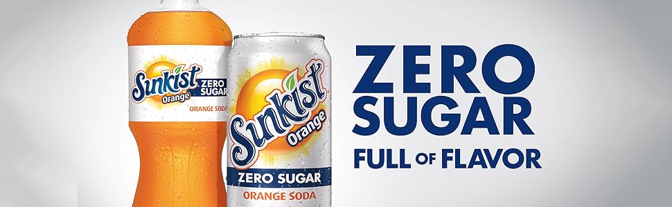 Sunkist Zero Sugar Soda