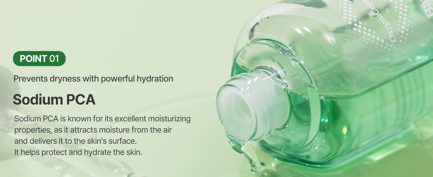 Sodium PCA attracts moisture from the air and delivers it to the skin to hydrate it.