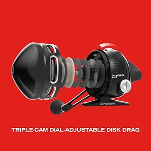 Triple-Cam Dial-Adjustable Disk Drag