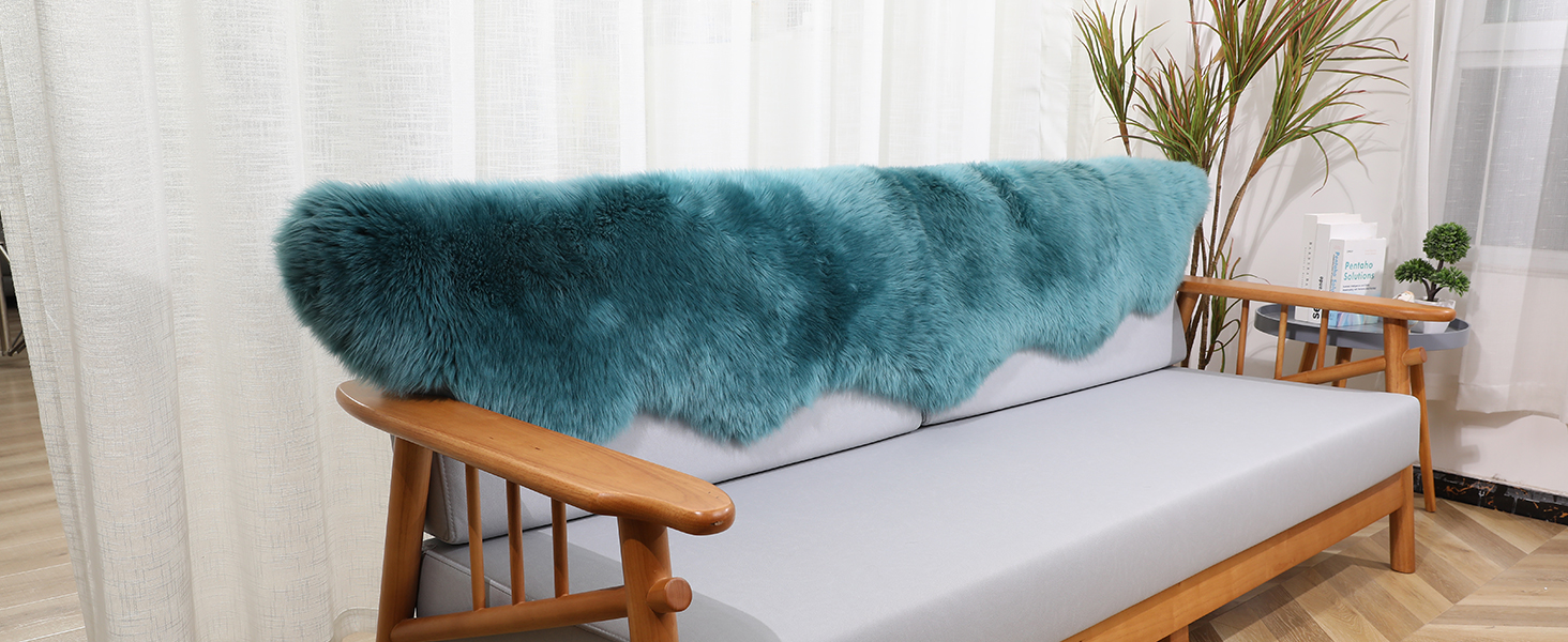 Sheepskin Sofa rear cover