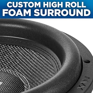 custom high roll foam sorround