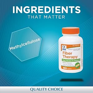 Fiber, Caplets, Constipation, Gluten free, Irregularity, Laxative, Quality Choice, QC, Regularity