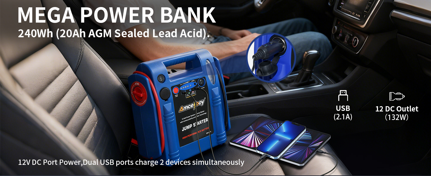 portable power station jump starter
