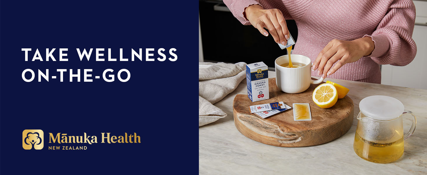 Take wellness on the go with Manuka Health Manuka honey packets
