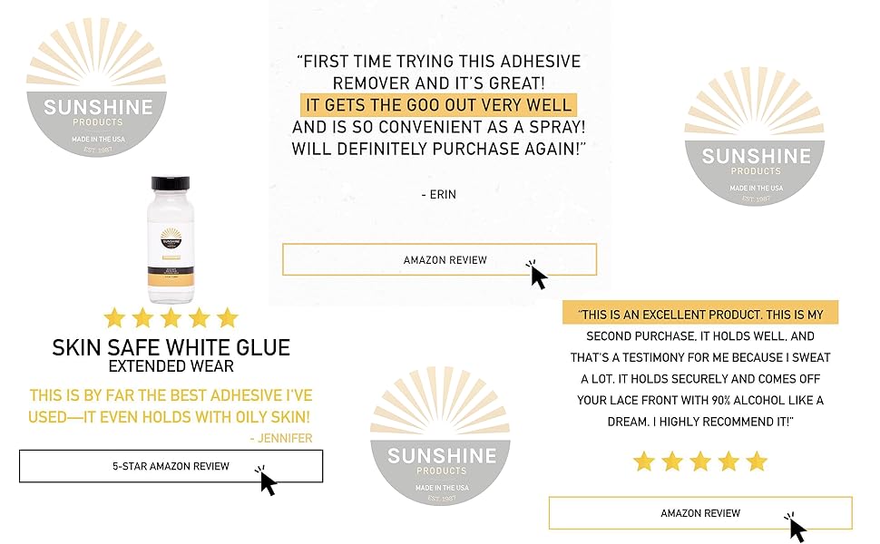 Sunshine tape products wig adhesive glues tape and contour strips for toupee and hair system reviews