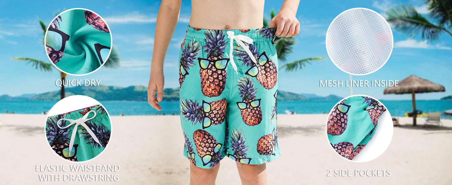 boys swim trunks