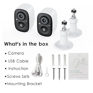 security camera wireless home system any weather Motion-Tracking Remote Connec Multi-User sharing