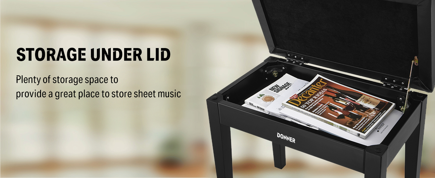 STORAGE UNDLER LID
