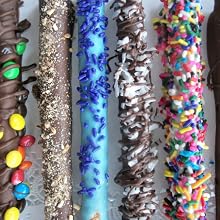 Chocolate Dark Pretzel rods