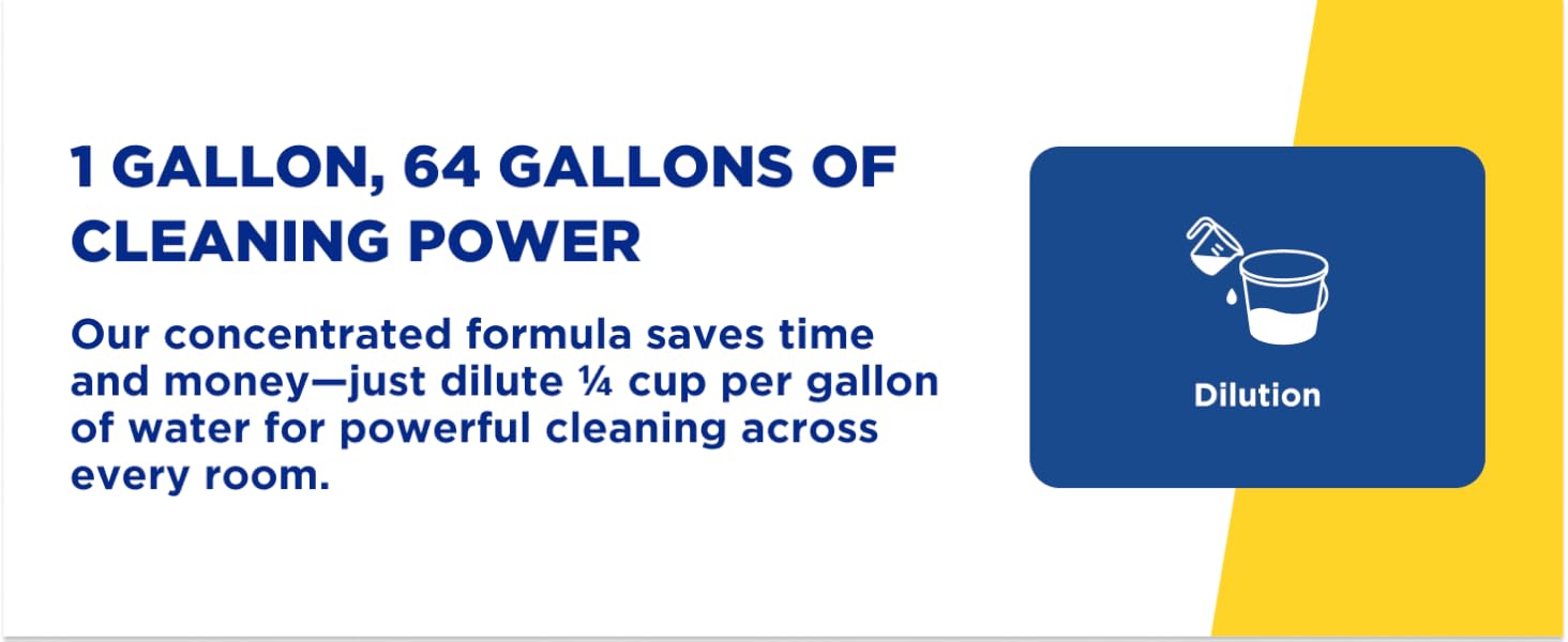1 Gallon, 64 Gallons of Cleaning Power