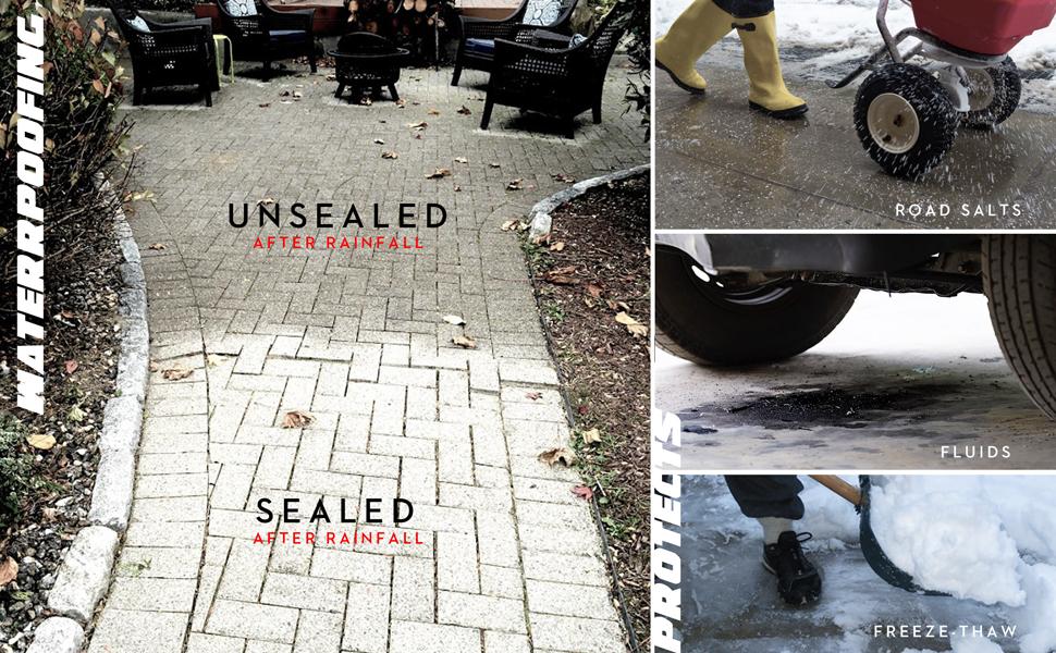 concrete sealer, garage sealer, salt, road ice, oil, freeze-thaw, best concrete sealer, RadonSeal