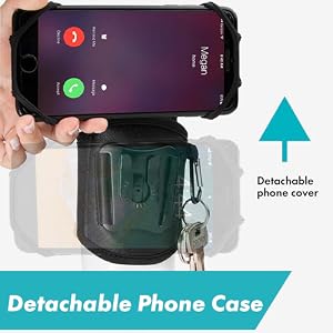 Detachable phone cover, workout arm band