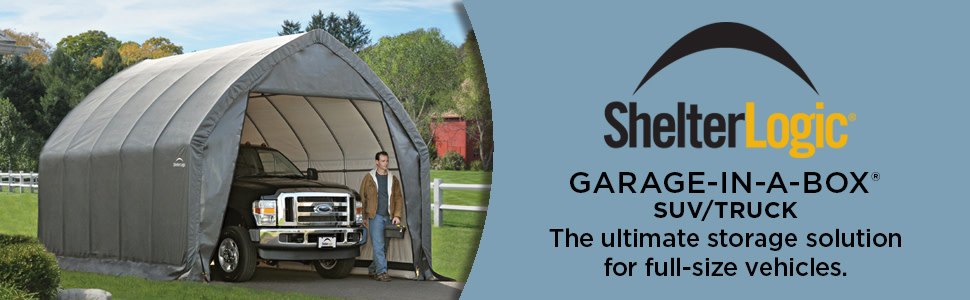 ShelterLogic GARAGE-IN-A-BOX The ultimate storage solution for full-size vehicles.
