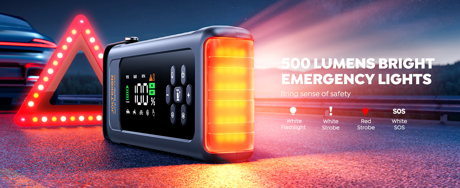 car battery charger jump starter