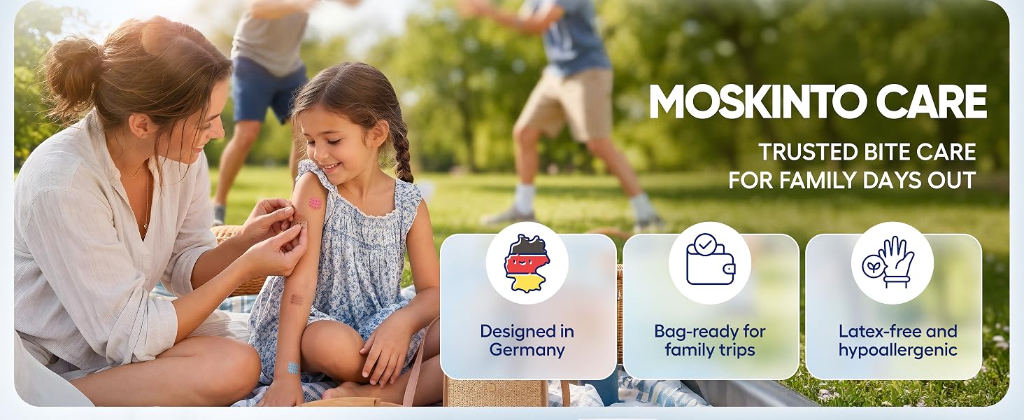 bug bite stickers, mosquito patches adults, bug patches, itch relief patches by Moskinto