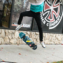 Krown Helmets are designed for skateboarding