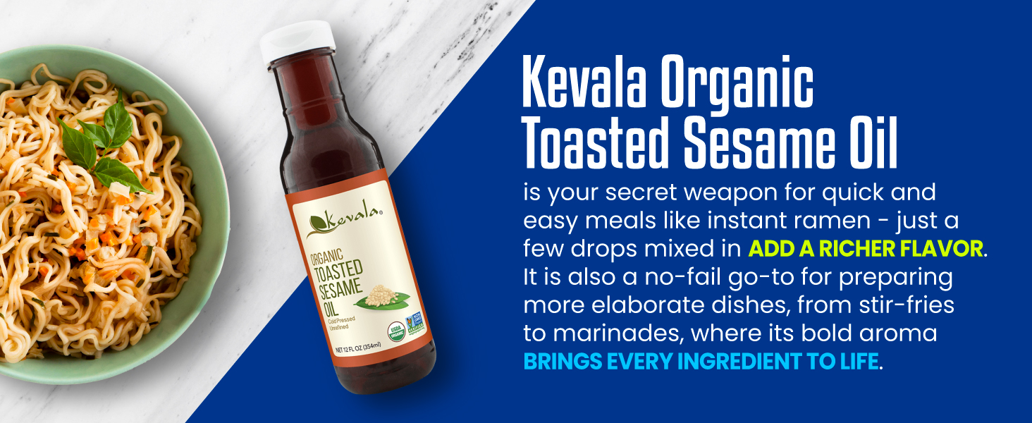kevala toasted sesame oil