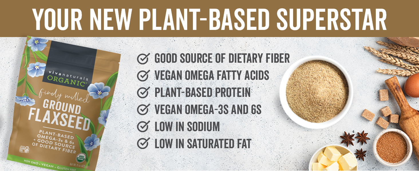 finely ground flax seeds