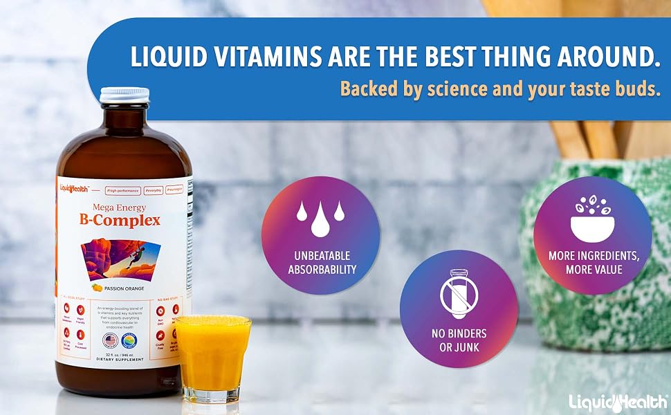 liquidhealth, liquid vitamins, mega energy vitamin b, multivitamin