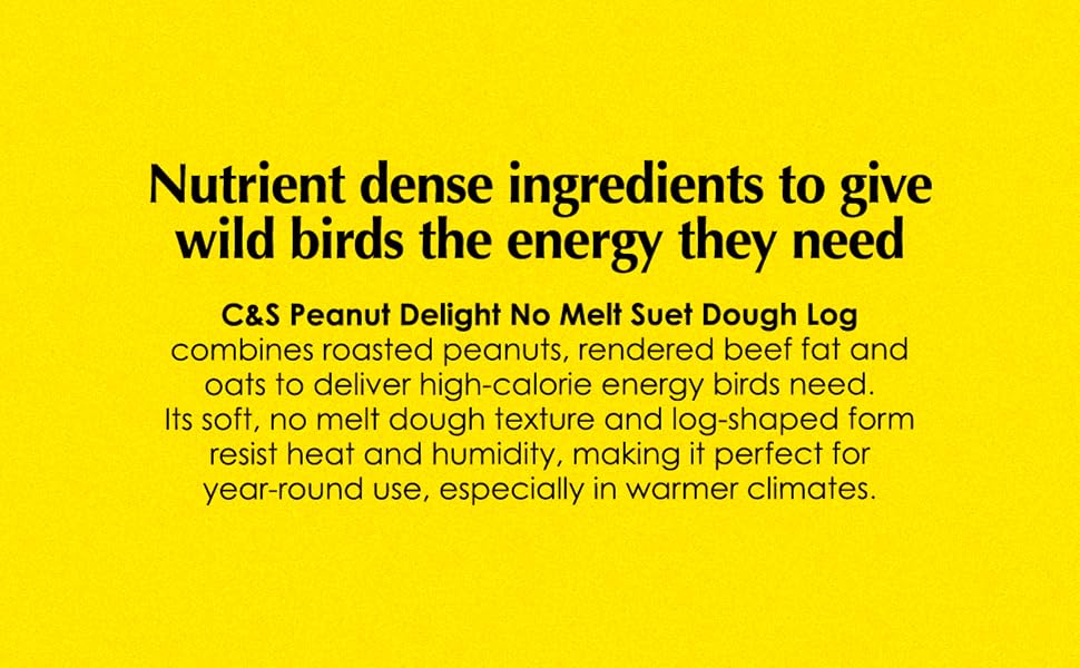 Nutrient dense ingredients to give wild birds the energy they need