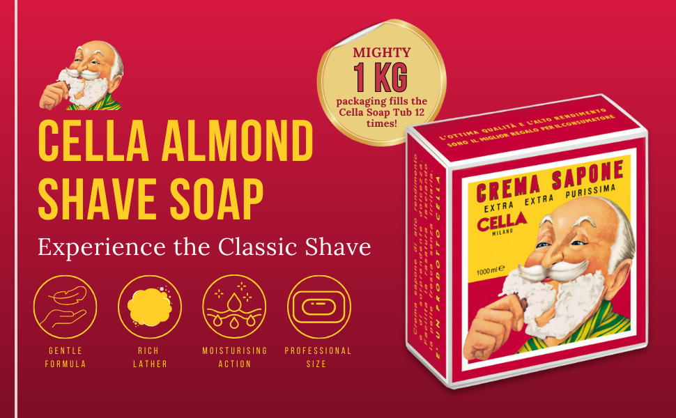 Cella Milano Classic Almond Cream Soap