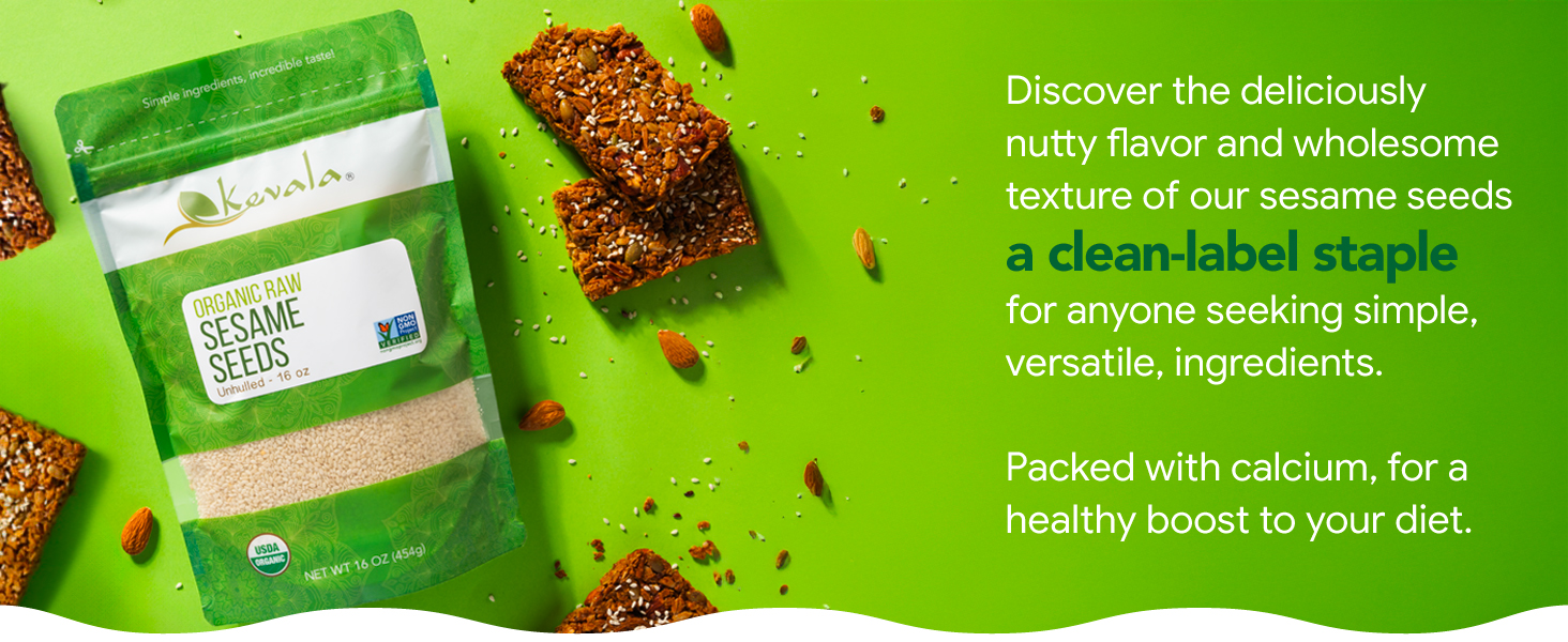 kevala raw sesame seeds