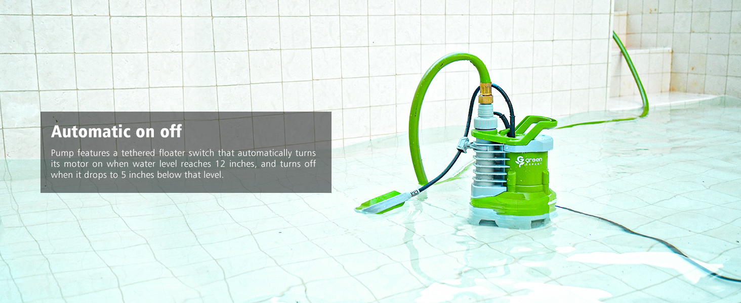 Floater switch could automatically on off pump for easy water draining from flooded house pools