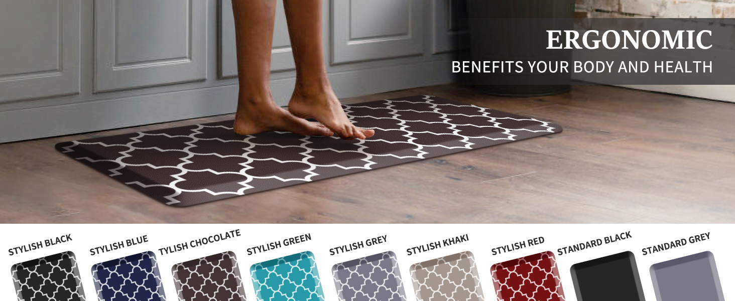 chocolate kitchen mat