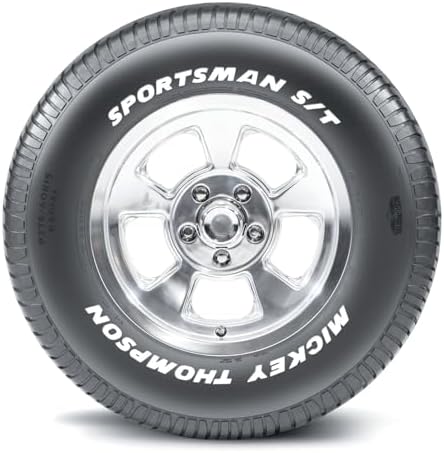Mickey Thompson Sportsman S/T P255/60R15 102T SL | Truck/SUV Touring All Season Traction 102T Rated Standard Load Radial Construction Raised White
