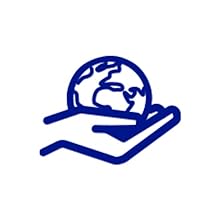 earth in hand icon