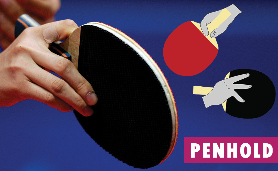 Butterfly Nakama P-1 Japanese Penhold Ping Pong Paddle