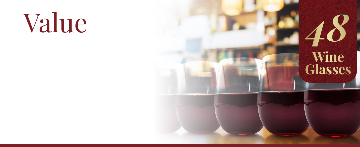 wine glasses value
